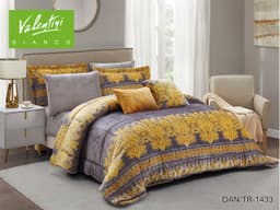 Valentini (k) Soft Print Flannel Comf 8pc image 0