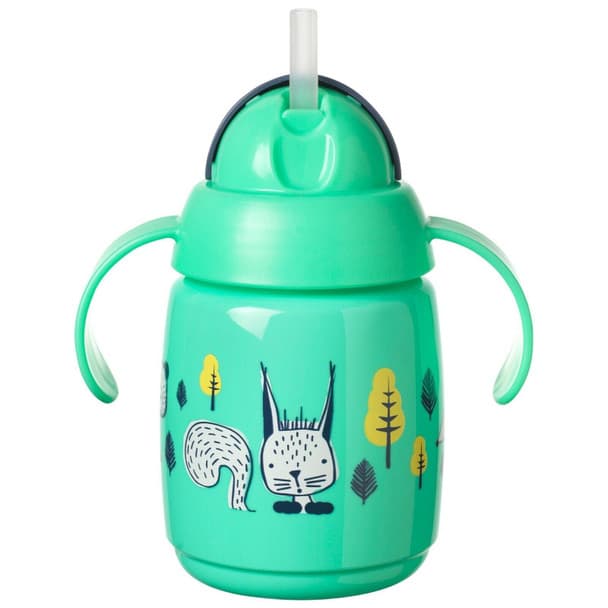 Tommee Tippee SuperStar No-Leak Straw Trainer Drinking Bottle 300 ML +6M