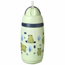 Tommee Tippee SuperStar Insulated No-Leak Straw Drinking Bottle 266 ML +12M image 0
