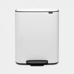 Brabantia Bo Pedal Bin 60 Ltr White image 1