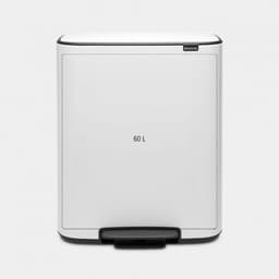 Brabantia Bo Pedal Bin 60 Ltr White image 2