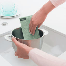 Brabantia SinkSide Microfibre Dish Cloth 16 x 22 cm, Set of 3 Jade Green #215827 image 1