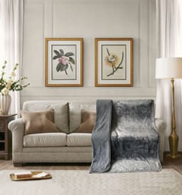 Cannon Flannel & Sherpa Bonded Blnkt 220*240 Grey image 0