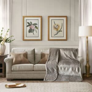 Cannon Flannel & Sherpa Bonded Blanket 160*220 Beige
