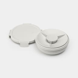 Brabantia Make & Take Plastic Salad Bowl 1.3 Ltr - Light Grey image 1