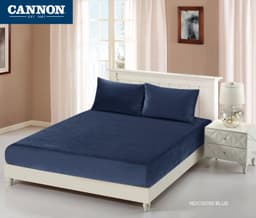 Cannon (k) Ftd Premium Cotton Solid Line B/sht 3pc blue image 0
