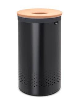 Brabantia Laundry Bin Cork Lid 60 Ltr - Matt Black image 0