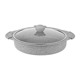 Oms Granite Gound Oven Tray With Lid 28cm Grey image 0