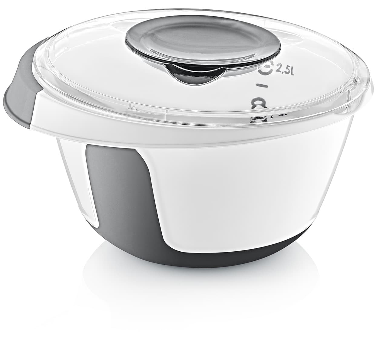 Plast Art Trendy Mixer with Measurments + Lid 2.5Lt