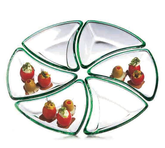 Luigi Bormioli 6-Pc Green Serving Set