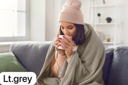 Cannon Plain Cashmere Touch Microfiber Blanket 240×220 LGrey image 0