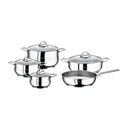 OMS Stainless Steel Cookware Set 9 Pcs image 0