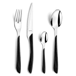 Amefa Eclat 4 pcs Cutlery Set Black image 0