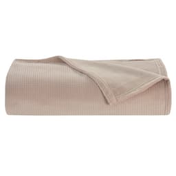 CANNON WAFFLE FLANNEL BLANKET BEG 160x220CM image 2