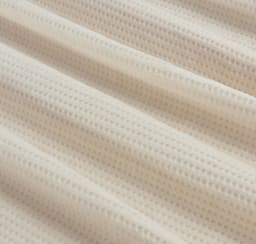 CANNON WAFFLE FLANNEL BLANKET CRM 160x220CM image 1