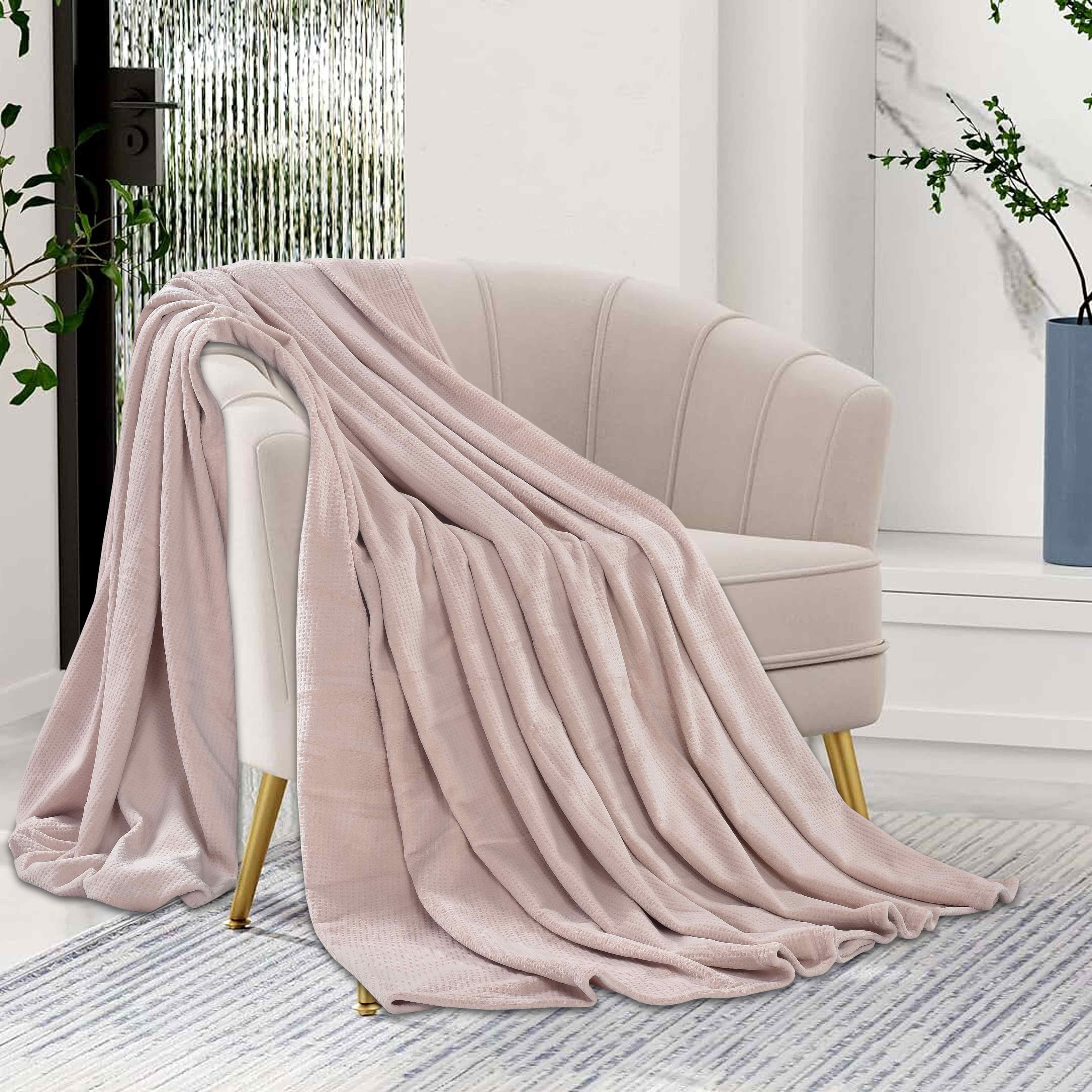 CANNON WAFFLE FLANNEL BLANKET TROSE 160x220CM