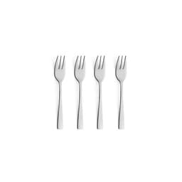 Amefa Neptune 4 Cake Forks on Hanging Card image 0