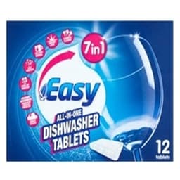 Easy 7 in 1 Dishwasher Tablets 12 Pcs image 0