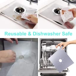 Mr. Chef Stove Protector Single Opening Silver image 1