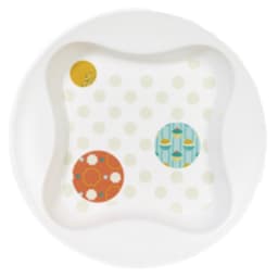 bebeconfort Melamine Deep Plate Geometric Sensitive image 0