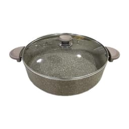 OMS Granite Low Casserole 35x9.5cm Brown image 0