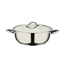 OMS Stainless Steel Low Casserole with Lid 28 cm image 0