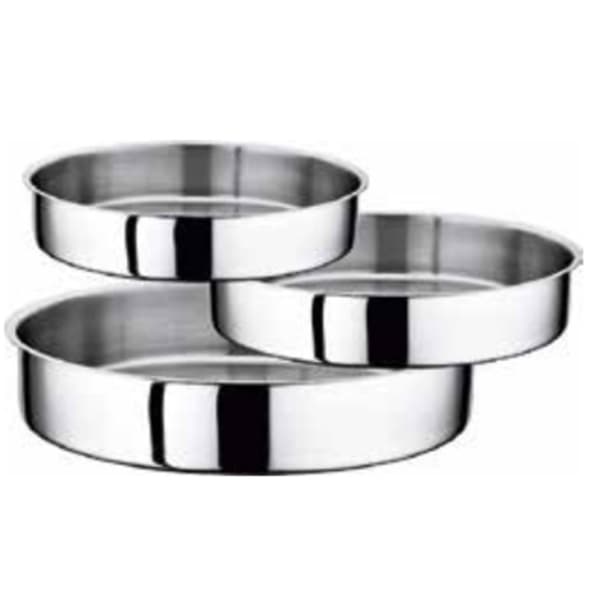 OMS Stainless Steel Oven Dish Set of 3 Pcs