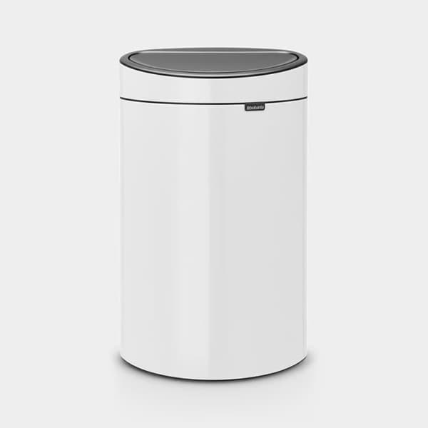 Brabantia Touch Bin New, 40L White