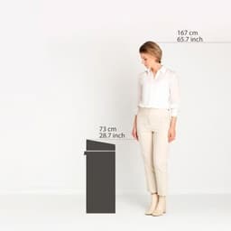 Brabantia Touch Bin New, 40L White image 4