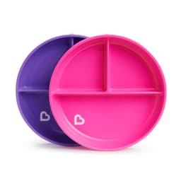 Munchkin Stay Put™ Suction Plate +6 months - Pink/Purple image 0