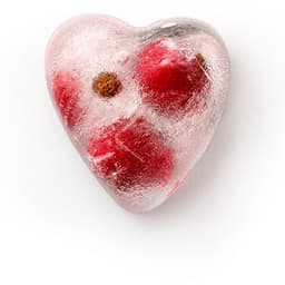 Lekue Heart Ice Cube Tray with Lid Red image 1