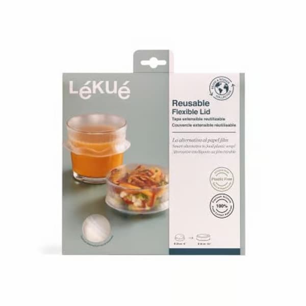 Lekue  Reusable Stretch Lid, 26cm Transparent