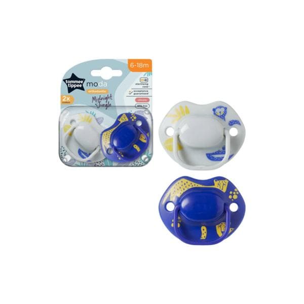 Tommee Tippee Moda Soother 2 Pcs 0-6 m