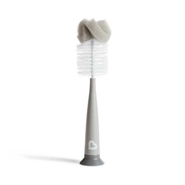 Munchkin Sponge + Brush Bottle Cleaner - Grey