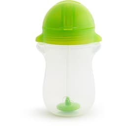 Munchkin Any Angle™ Weighted Straw Trainer Cup 300 ML +12 Months - Green image 0