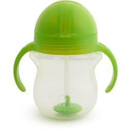Munchkin Any Angle™ Weighted Straw Trainer Cup 210 ML +6 Months - Green image 0