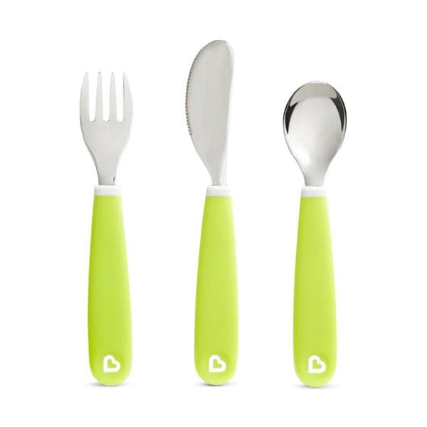 Munchkin Splash Toddler Cutlery Set Green