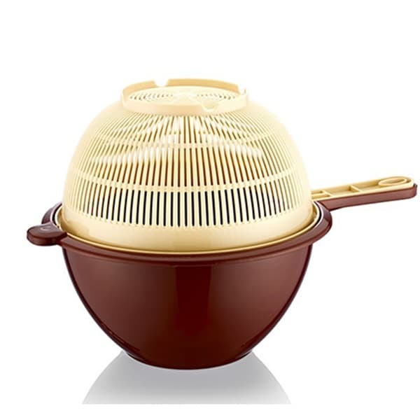 "Plast Art Strainer Double With Handle 3.5Lt