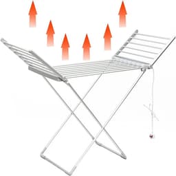 Iclean Electric Heated Cloth Dryer 98x6x56 cm image 0