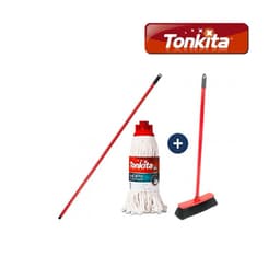 Set  Broom 30 Cm  with Mop 180g  with Handle image 0