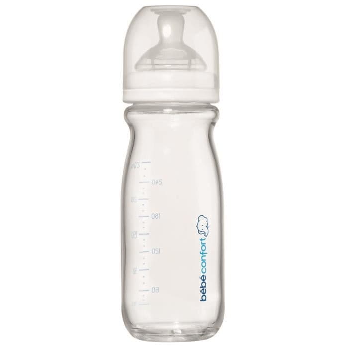 Bebeconfort Glass Bottles Silicone Teat 270ml