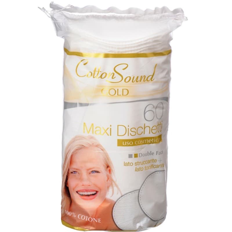 Cotton Sound Gold Make Up Maxi Oval 60 Double Face 230g/m3
