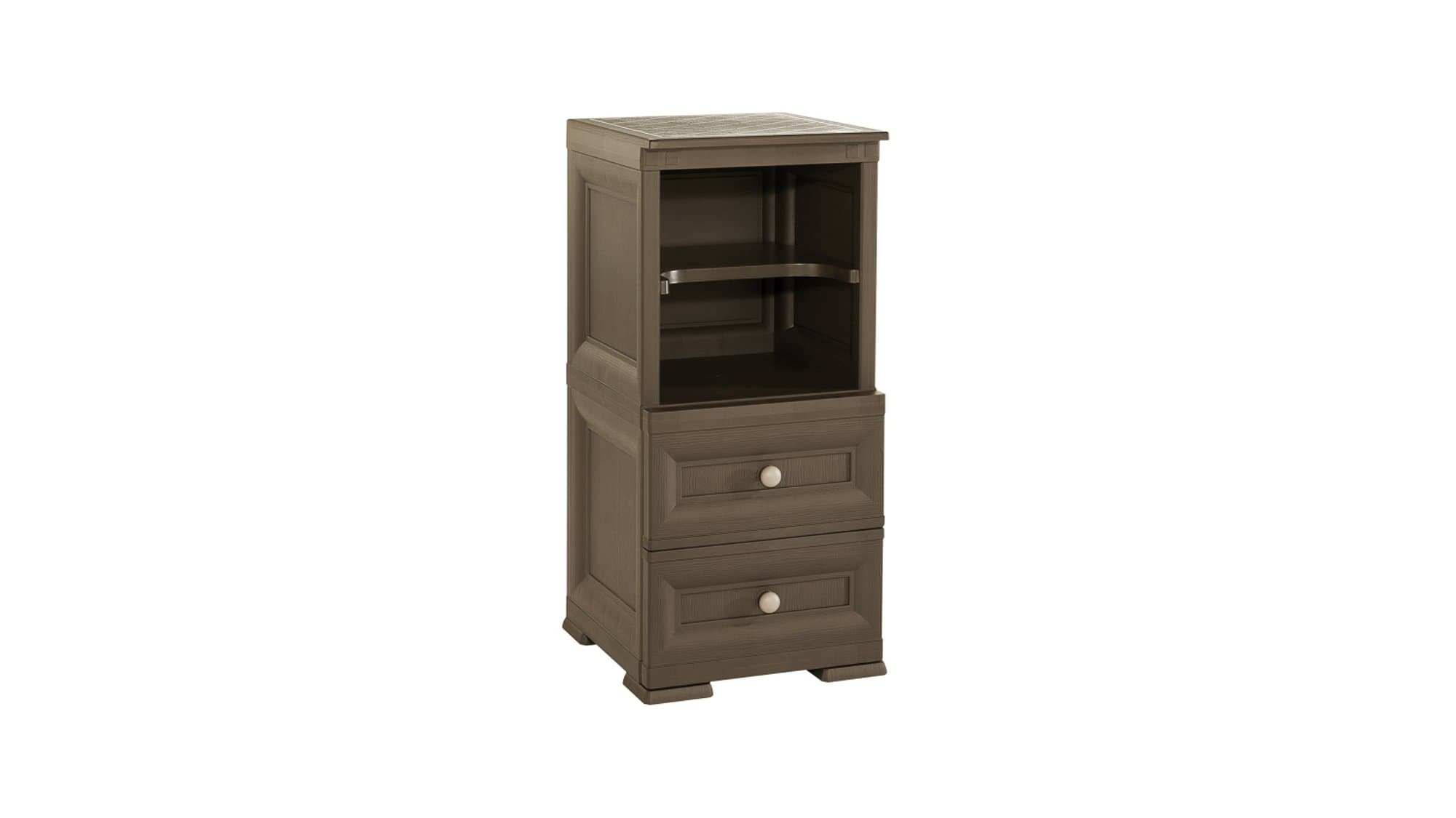 Tontarelli 2 Drawer 2 Open Cube Unit (Assorted Colors)