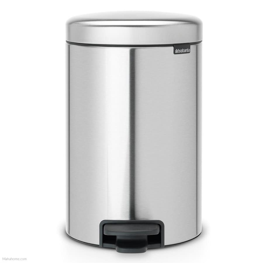 Brabantia Pedal Bin 12Lt - NewIcon - Matt Steel - FPP