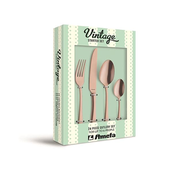 Amefa Austin 24 pcs Cutlery Set - Copper