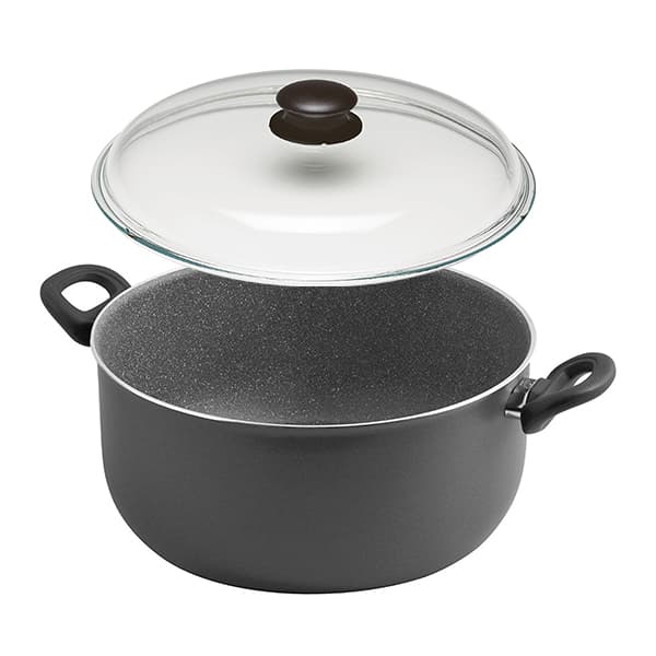 Ballarini Lucca Granite Casserole with Glass Lid 24cm