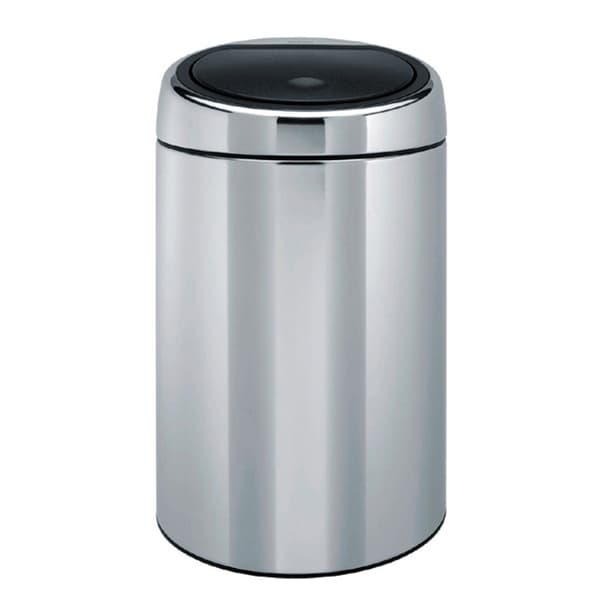 Brabantia Touch Bin 20Lt with Metal inner Bucket Brilliant Steel