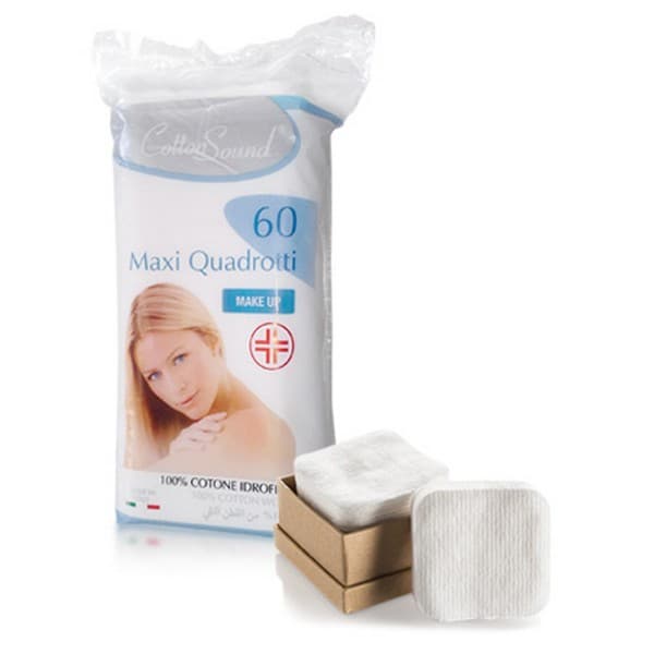 Cotton Sound Make Up Maxi Square 60 Pcs Texture 230g/m3