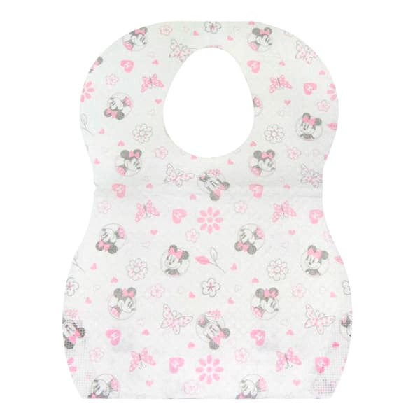 Disney Minnie Disposable Bibs 24 x 35cm Set of 8
