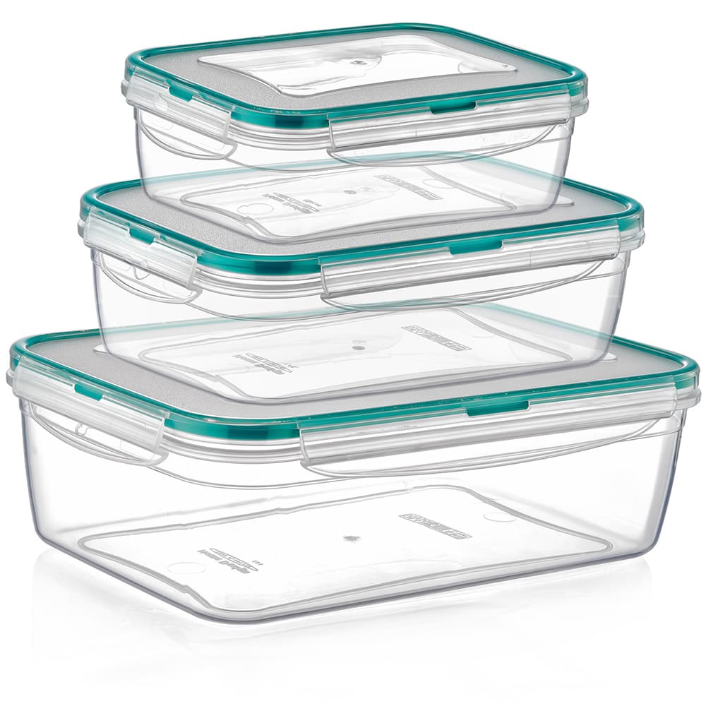 Plast ART Square Fresh Box Set of 4 pcs 7.3 Ltr
